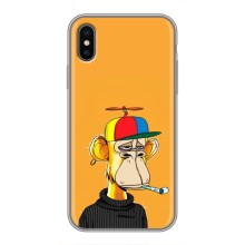Чохли з Мавпами NFT для iPhone Xs (AlphaPrint) (Нудна мавпа NFT)