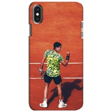Чехлы с принтом Спортивная тематика для iPhone Xs – Алькарас Теннисист
