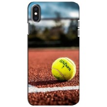 Чехлы с принтом Спортивная тематика для iPhone Xs (Теннисный корт)