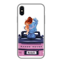 Чохол з друком для iPhone Xs - (Мода) (AlphaPrint) (На машині)