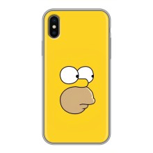 Чjхол з Сімпсонами для iPhone Xs (VPrint) (Гомер)