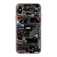 Чехол Формула1 на iPhone Xs – Коллаж Ф1