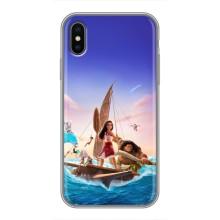 Чохол з мультфільмом Ваяна iPhone Xs (Ваяна и Мауї)