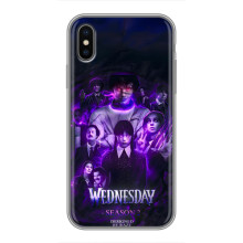 Чехол с дизайном Венздей 2 на iPhone Xs