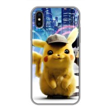 Чохол з Пікачу на iPhone Xs (Пікачу в місті)
