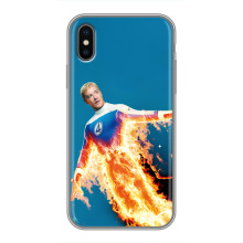 Чохол з принтом Фантастична четвірка для iPhone Xs – Людина-факел