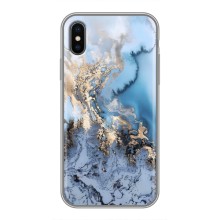 Мраморний чехол на iPhone Xs (VPrint) (Ніжний мрамор)