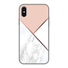 Мраморний чехол на iPhone Xs (VPrint) (Тройний мрамор)