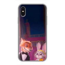 Силиконовый чехол с принтом Зоотрополіс для iPhone Xs – Главные герои