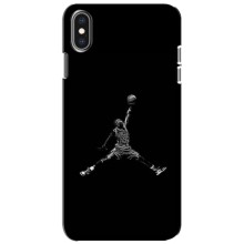 Силіконовый Чохол Nike Air Jordan на Айфон Xs – Джордан