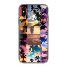Силіконовий чохол з КАРТИНКАМИ літо для iPhone Xs (AlphaPrint) (Літня відпустка)