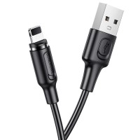 Дата кабель Borofone BX41 Amiable USB to Lightning (1m) – Чорний