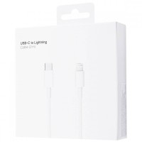 Дата кабель Foxconn для Apple iPhone USB-C to Lightning (AAA grade) (2m) (box, no logo) – Білий