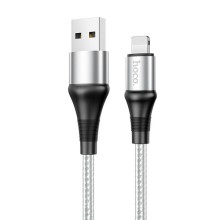 Дата кабель Hoco X50 "Excellent" USB to Lightning (1m) – Сірий