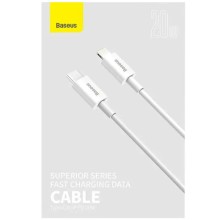 Дата кабель Baseus Superior Series Fast Charging Type-C to Lightning PD 20W (1m) (CATLYS-A) – Белый
