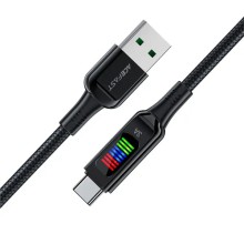 Дата кабель Acefast C7-04 USB-A to USB-C zinc alloy (1.2m) – Black