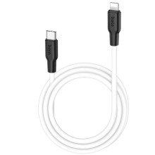 Дата кабель Hoco X21 Plus Silicone Type-C to Lightning (1m) – Черный