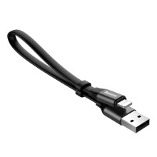 Дата кабель Baseus Nimble Portable USB to Lightning (23см) (CALMBJ-B01) – Чорний