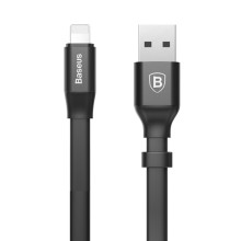 Дата кабель Baseus Nimble Portable USB to Lightning (23см) (CALMBJ-B01) – Чорний