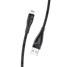 Дата кабель Usams US-SJ393 U41 Micro Braided Data and Charging Cable 1m – Черный