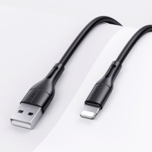 Дата кабель USAMS US-SJ500 U68 USB to Lightning (1m) – Чорний