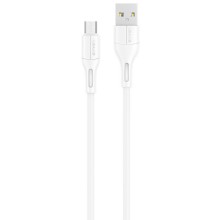 Дата кабель USAMS US-SJ502 U68 USB to MicroUSB (1m) – Білий