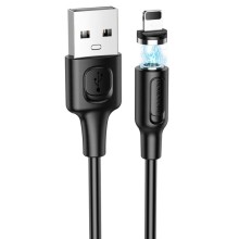 Дата кабель Borofone BX41 Amiable USB to Lightning (1m) – Чорний