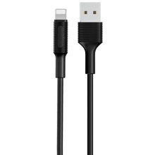 Дата кабель Borofone BX1 EzSync USB to Lightning (1m) – Чорний