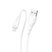 Дата кабель Borofone BX18 Optimal USB to Lightning (2m) – Білий