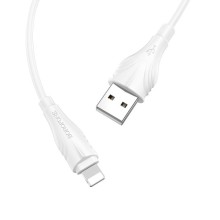 Дата кабель Borofone BX18 Optimal USB to Lightning (2m) – Білий