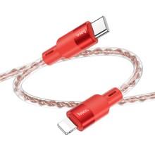 Дата кабель Hoco X99 Crystal Junction PD 27W Type-C to Lightning (1m) – undefined