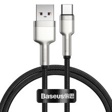 Дата кабель Baseus Cafule Metal Data USB to Type-C 66W (1m) (CAKF00010) – Black