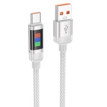 Дата кабель Hoco U126 Lantern 5A USB to Type-C (1.2m)