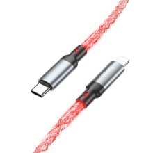 Дата кабель Hoco U112 Shine 20W Type-C to Lightning (1m) – Gray