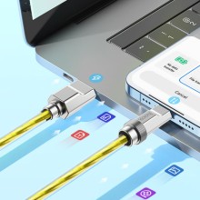 Дата кабель Hoco U113 Solid 2.4A USB to Lightning (1m) – Gold