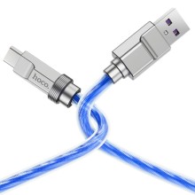 Дата кабель Hoco U113 Solid 100W USB to Type-C (1m) – Blue