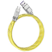 Дата кабель Hoco U113 Solid 100W USB to Type-C (1m) – Gold