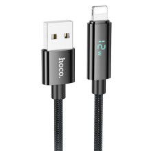 Дата кабель Hoco U125 Benefit 2.4A USB to Lightning (1.2m) – Black