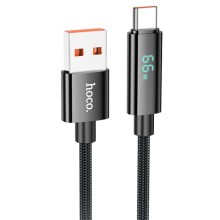 Дата кабель Hoco U125 Benefit 5A USB to Type-C (1.2m) – Black