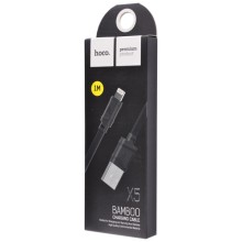 Дата кабель Hoco X5 Bamboo USB to Lightning (100см) – undefined