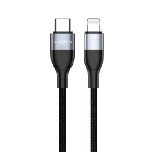 Дата кабель MJEMS US-SJ330 M2 Type-C to Lightning Fast Charging Cable 1.2m (Черный)