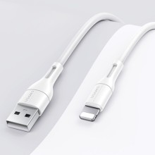 Дата кабель USAMS US-SJ500 U68 USB to Lightning (1m) – Белый