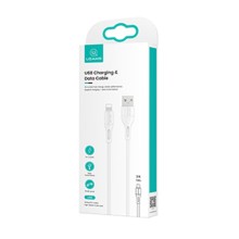 Дата кабель USAMS US-SJ500 U68 USB to Lightning (1m) – Белый