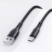 Дата кабель USAMS US-SJ502 U68 USB to MicroUSB (1m) – Чорний