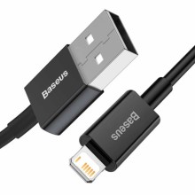 Дата кабель Baseus Superior Series Fast Charging Lightning Cable 2.4A (1m) (CALYS-A) – Черный