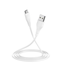 Дата кабель Borofone BX18 Optimal USB to MicroUSB (2m) – Білий