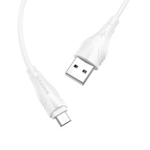 Дата кабель Borofone BX18 Optimal USB to MicroUSB (2m) – Білий