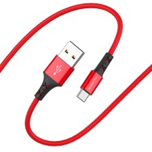 Дата кабель Borofone BX20 Enjoy USB to MicroUSB (1m) – Червоний