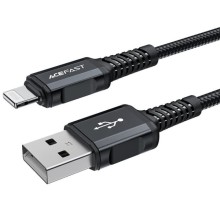 Дата кабель Acefast MFI C4-02 USB-A to Lightning aluminum alloy (1.8m) – Black