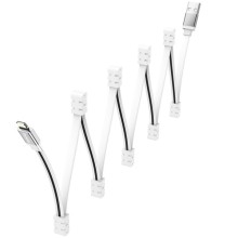 Дата кабель Hoco U103 Magnetic Absorption USB to Lightning (1m) – White